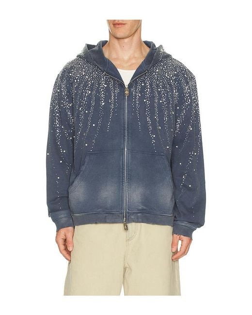 BIRTH OF ROYAL CHILD Blue 20k Steller Diamond Hoodie for men