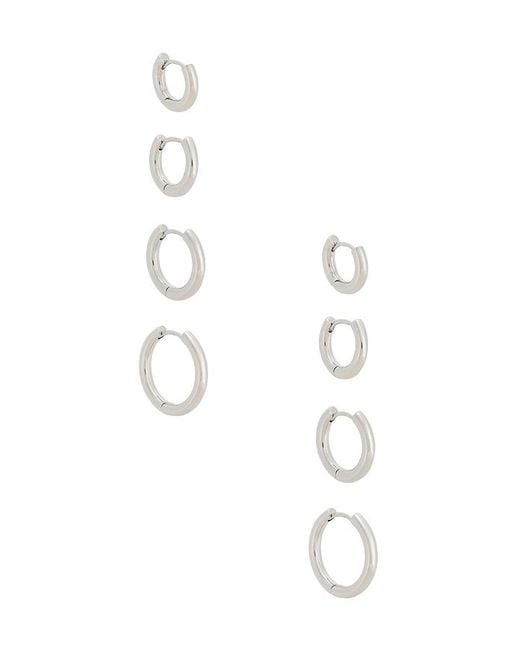 Lovers + Friends White Kenny Earring Set