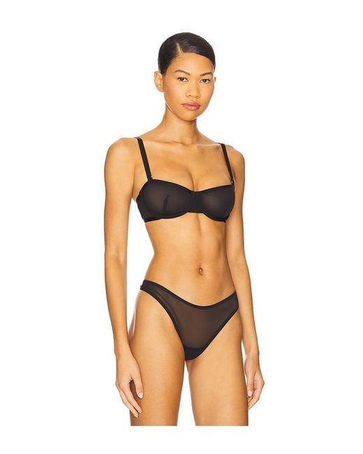 CUUP Orange Balconette Mesh Bra