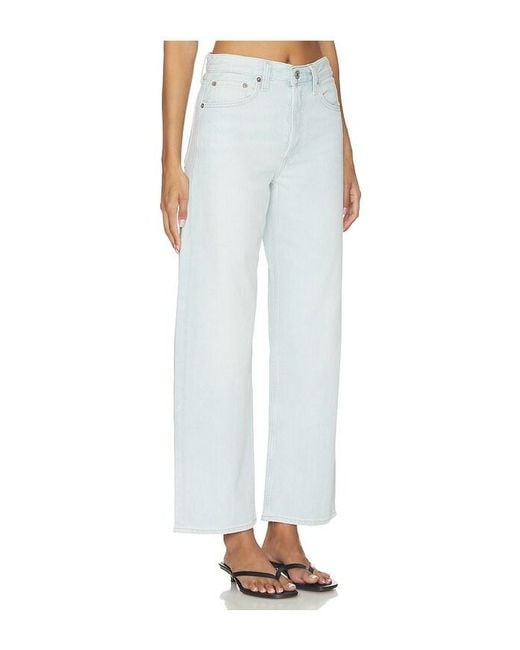 Agolde White Arc Jean