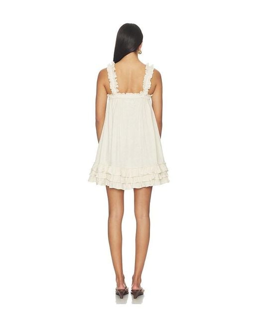 Free People White Spring Tide Tunic