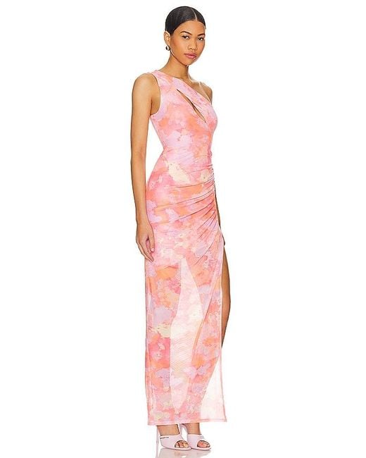 MAJORELLE Red Dorothea Gown