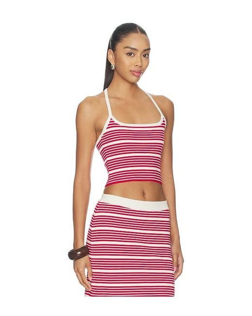 LSPACE Red Positano Top