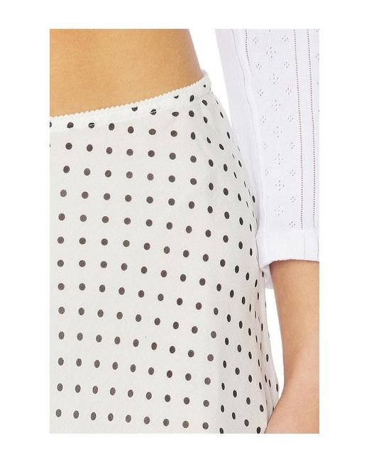 With Jean White Kiki Skirt