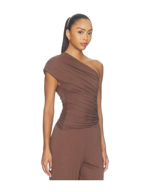 Madison The Label Brown Veya Top