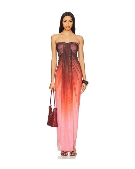 Baobab Red Lena Dress