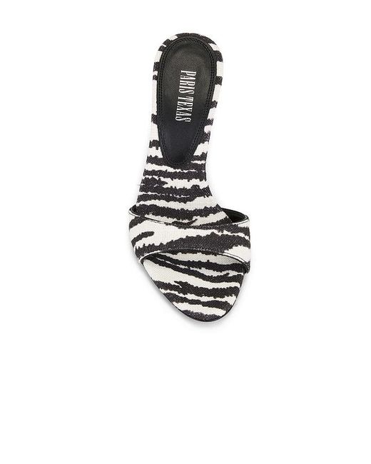 Paris Texas White Lidia Mule Sandal