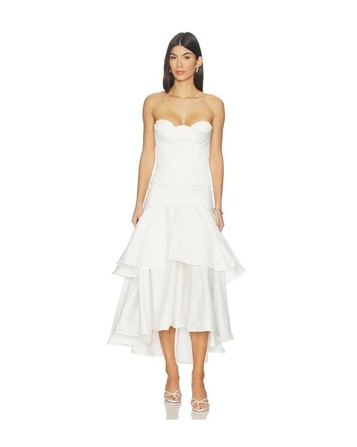 Anna October White Raya Corset Top