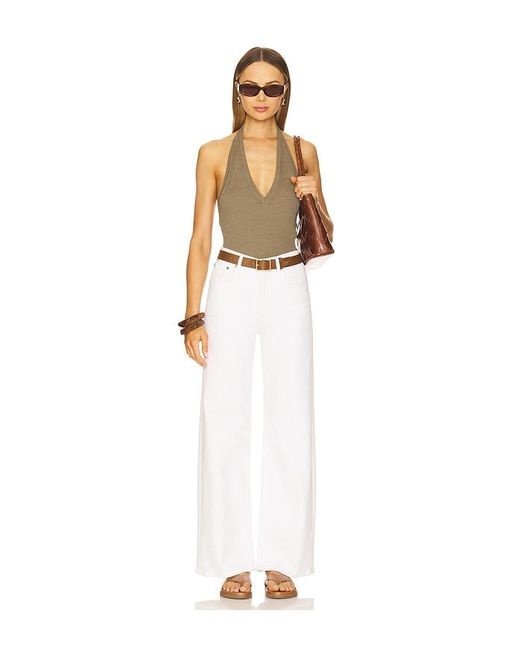 Citizens of Humanity White Lyra Long Jeans