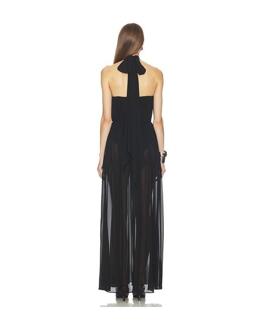 Camila Coelho Black Arlette Gown