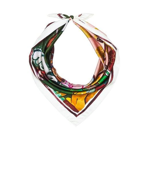 ALÉMAIS Black Mlak Silk Scarf