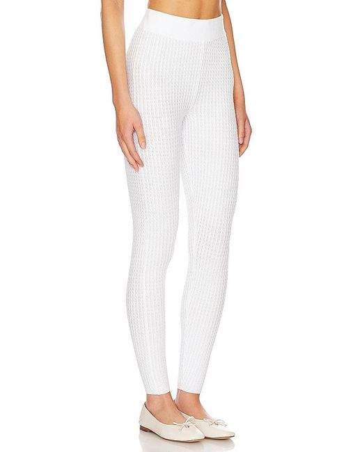 WeWoreWhat White Cable Knit Legging