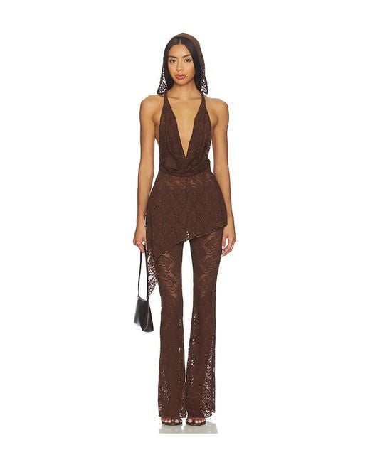 superdown Brown Colson Pant Set