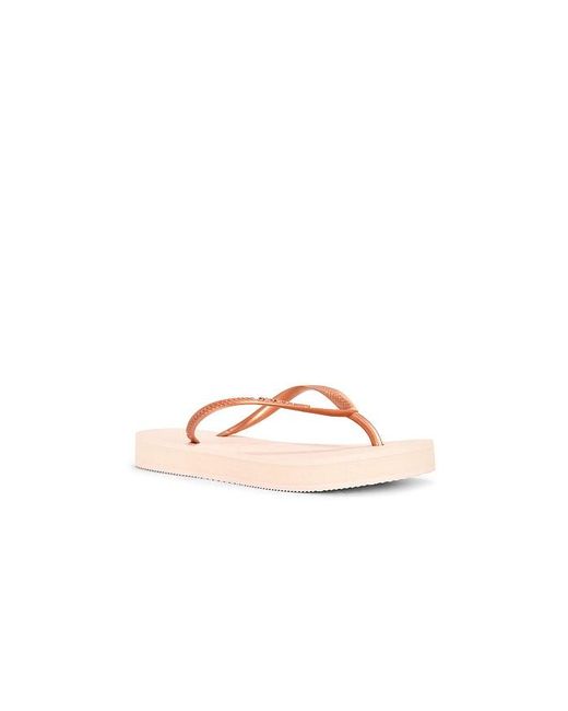 Havaianas Pink Slim Flatform Sandal