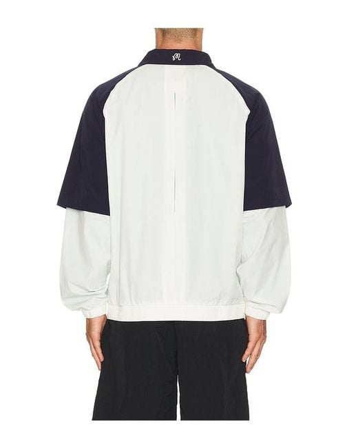 Malbon White Marina Windshirt for men