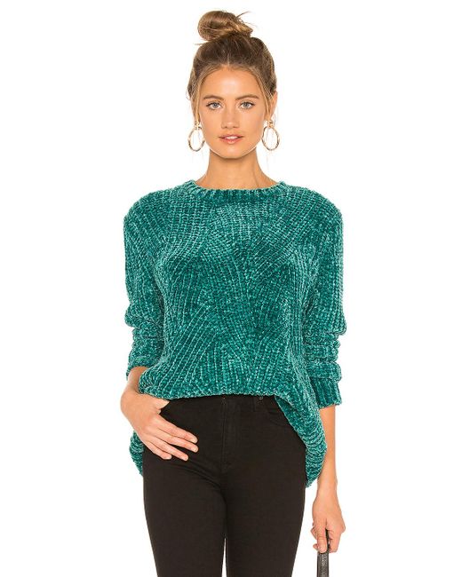 525 America Green Chenille Sweater