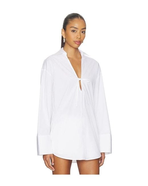 Solid & Striped White The Livia Tunic