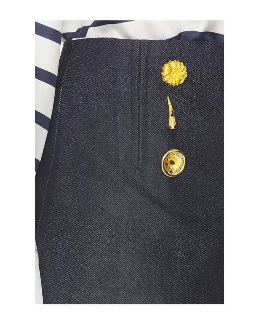 FRANÃOISE Blue Bijou Short