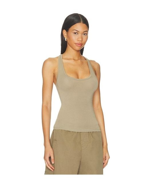 GRLFRND Natural Essential Racerback Tank