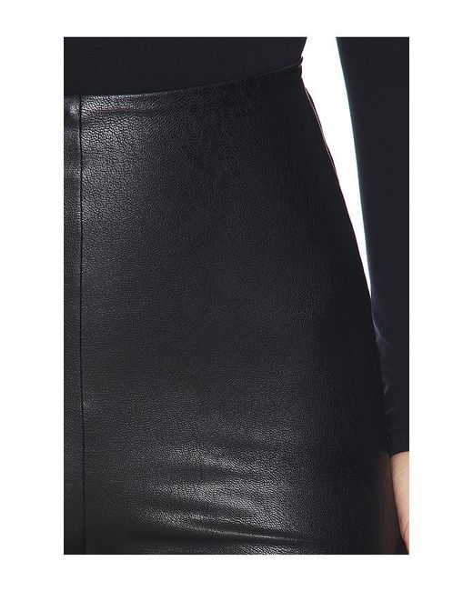 Commando Black Faux Leather Wide Leg Pant