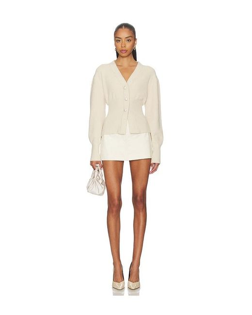 MAJORELLE Natural Alden Cardigan