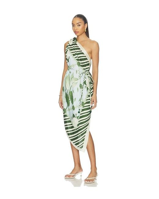 VERANDAH Multicolor Multiway Scarf Blouse Dress