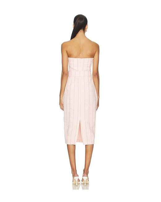 Amanda Uprichard White Fae Midi Dress