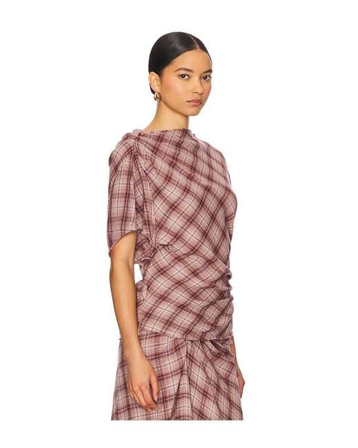Isabel Marant Red Neyela Top