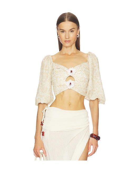 Rosewater House Natural Rosa Top