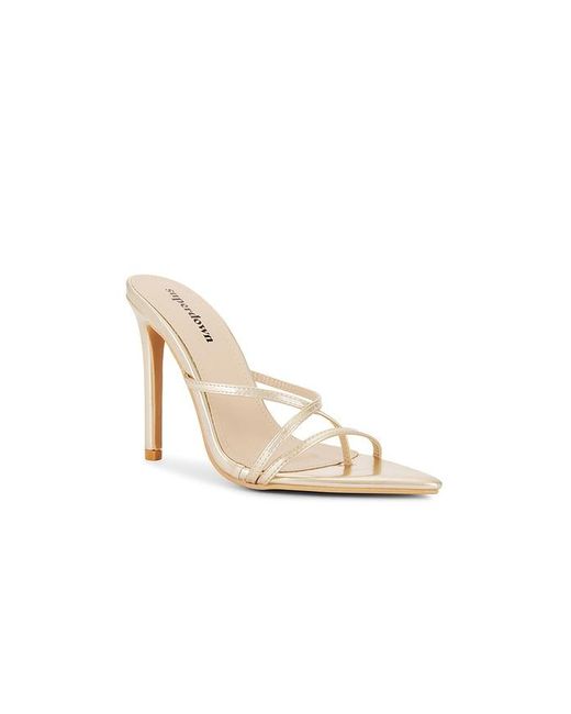 superdown White Sofia Heel