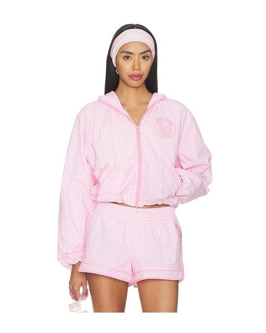 LoveShackFancy Pink Kariana Hoodie