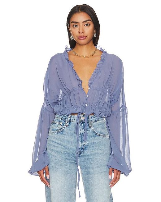 SNDY'S Blue X Revolve Bali Top