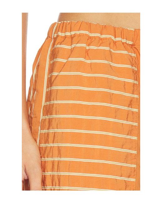 La Ligne Orange Drawstring Pull On Pant