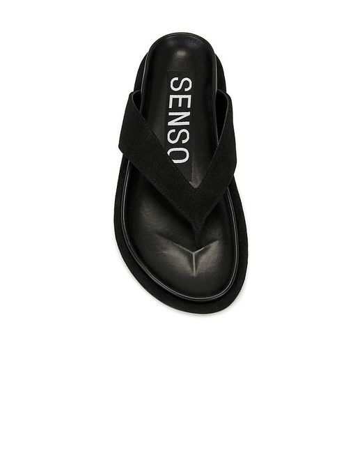 Senso Black Sandale Devon