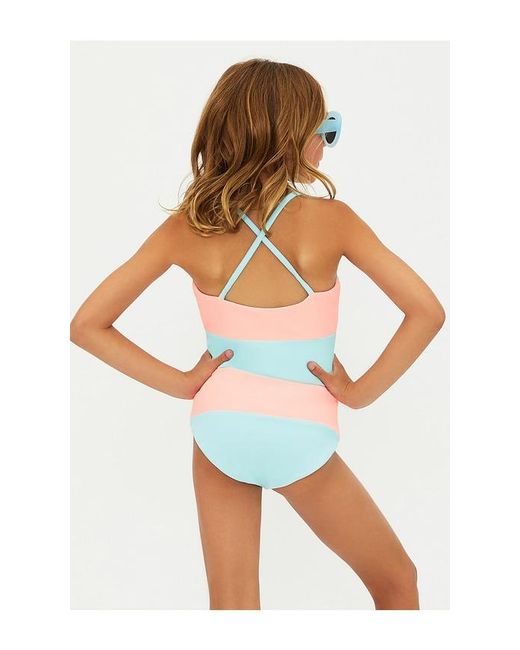 Beach Riot White Little Calista One Piece