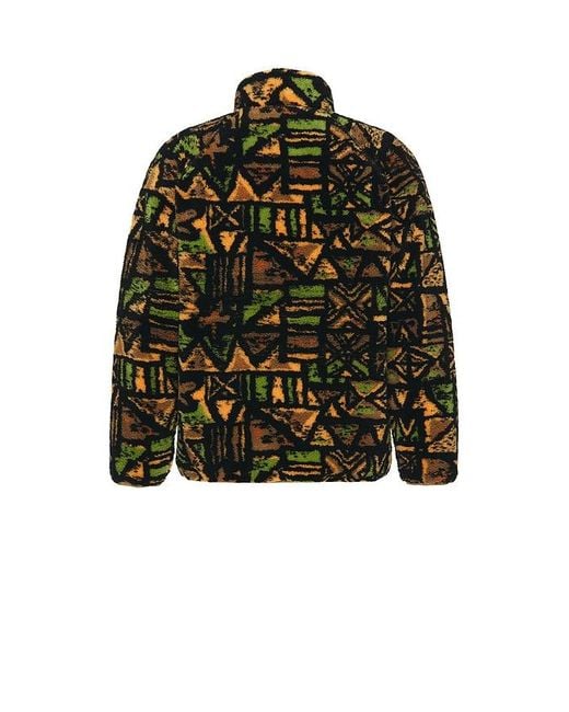 Beams Plus Green Mil Jersey Jacquard Boa for men