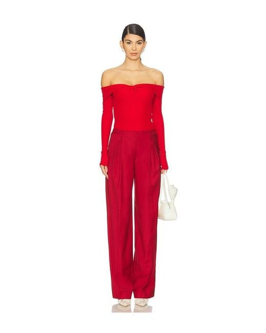 Blumarine Red Jersey Top