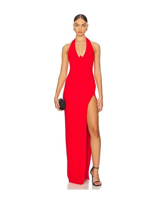 Nookie Red Cinema Halter Gown