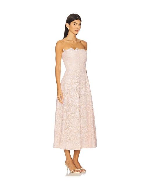 SAU LEE White Rosalia Dress