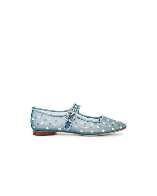 Sam Edelman Blue Michaela Shine Flat