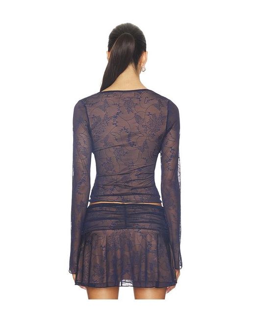 I.AM.GIA Blue Yvette Top