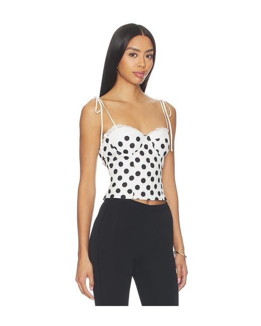 MORE TO COME Blue Roslyn Top