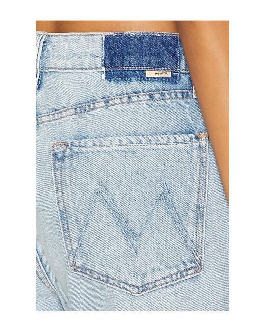 Mother Blue High Waisted Study Skimp Jeans
