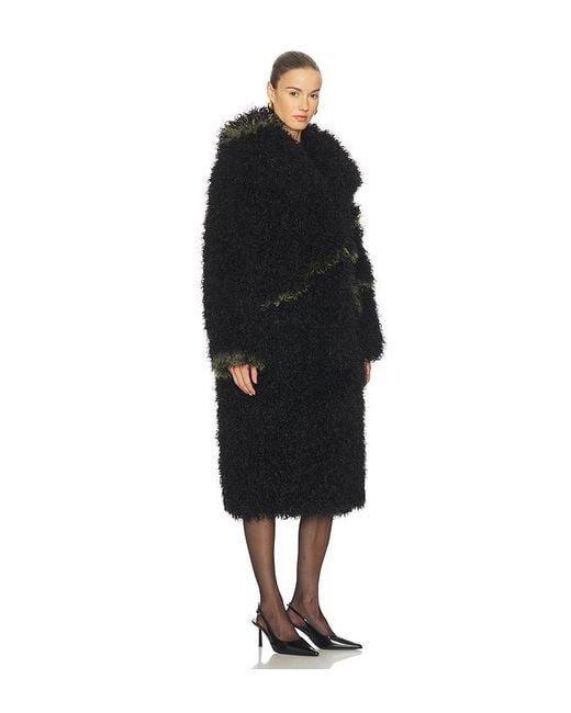 Jakke Black Cascade Coat