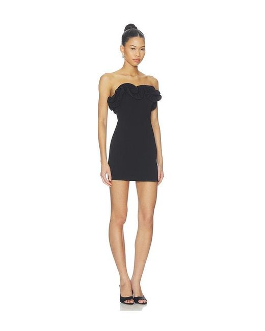 MORE TO COME Black Cristina Mini Dress