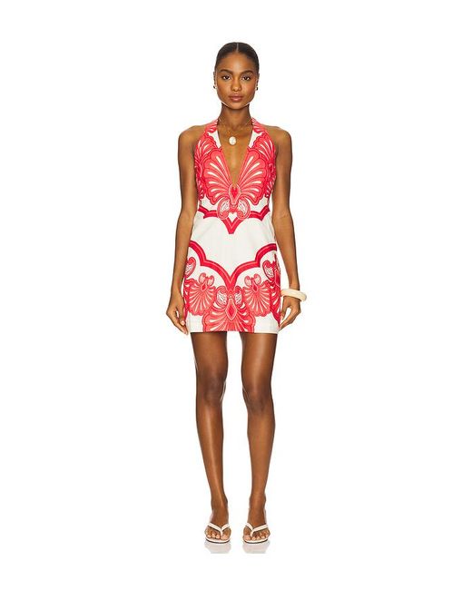 Shani Shemer Red Kennedy Mini Dress