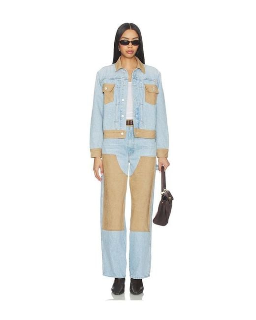 Mother Blue The Bee's Knees Stud Finder Skimp Jeans