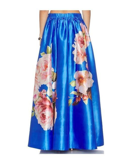 Hemant & Nandita Blue Maxi Skirt