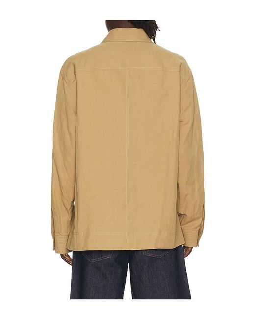 Helmut Lang Blue Sailor Overshirt for men