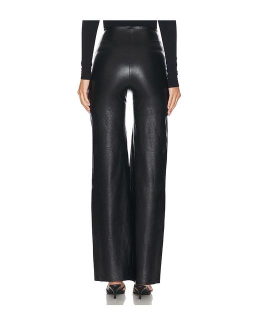 Commando Black Faux Leather Wide Leg Pant